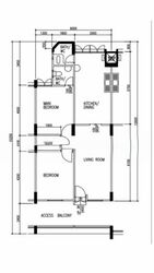 Blk 102 Jurong East Ville (Jurong East), HDB 3 Rooms #562056571